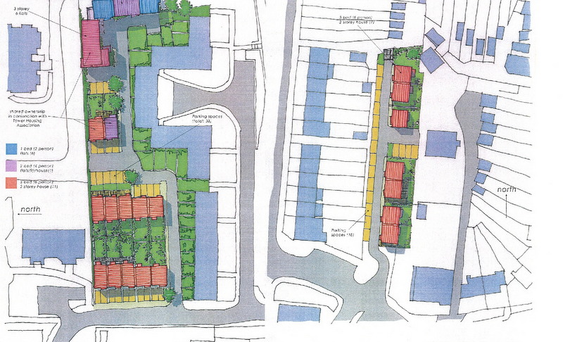 Suburban housing development NE London